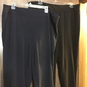 Black and navy dress pants